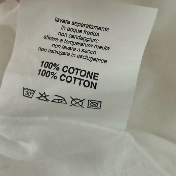 Karakorum Dress Womens Size M/L White Stripe Faux Pearl Lace Cotton - Picture 8 of 14